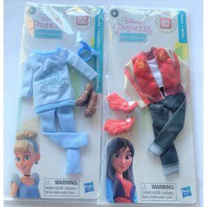 Disney Comfy Squad Princess Doll Outfits Cinderella Mulan